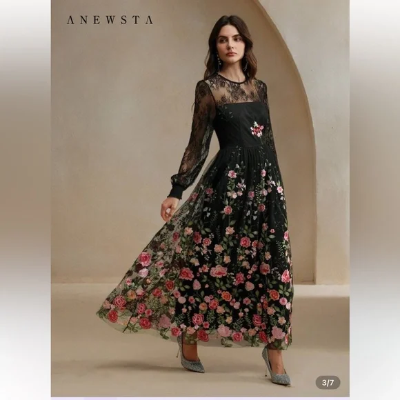 Anewsta Women Elegant Vacation Floral - Picture 3 of 10